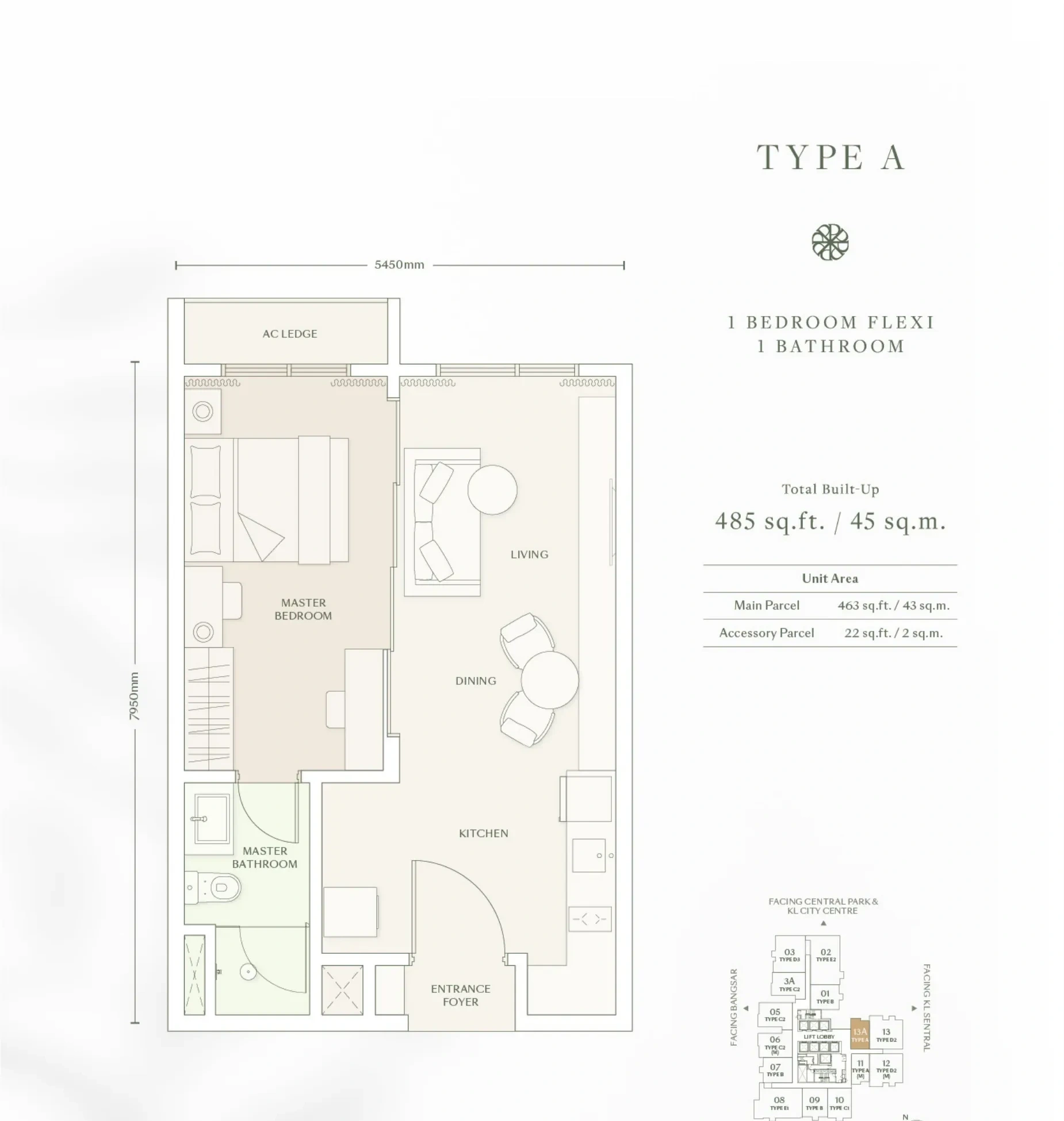 Type A Floor Plan